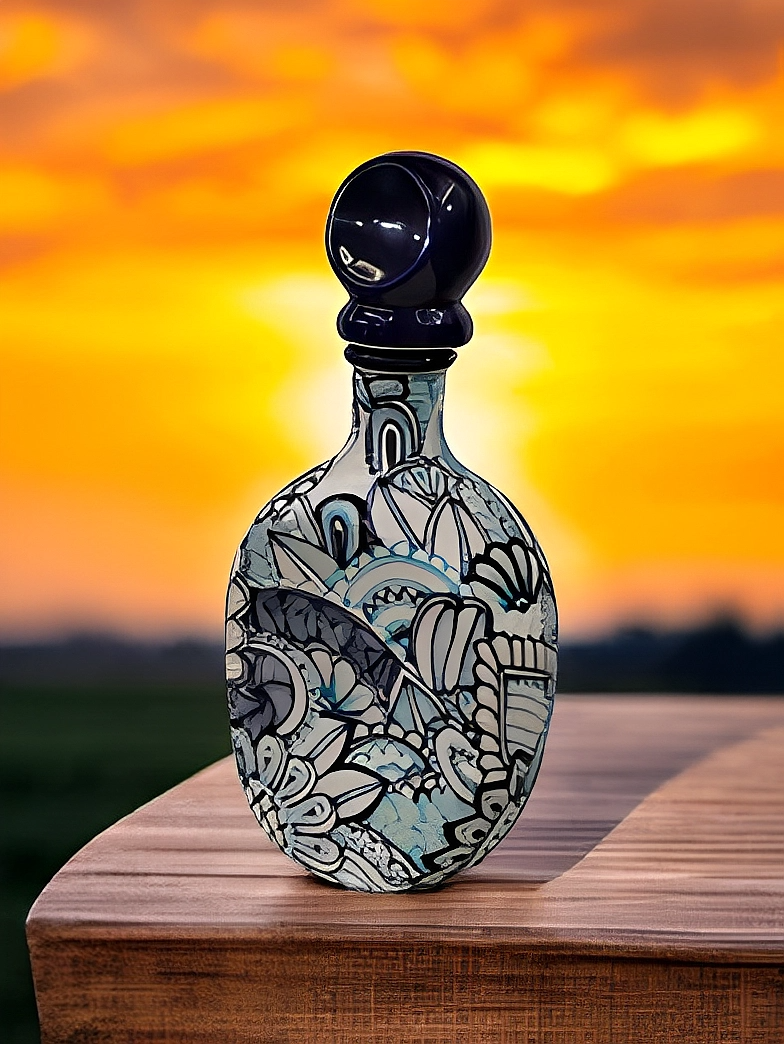 Botella sol "mandalas"