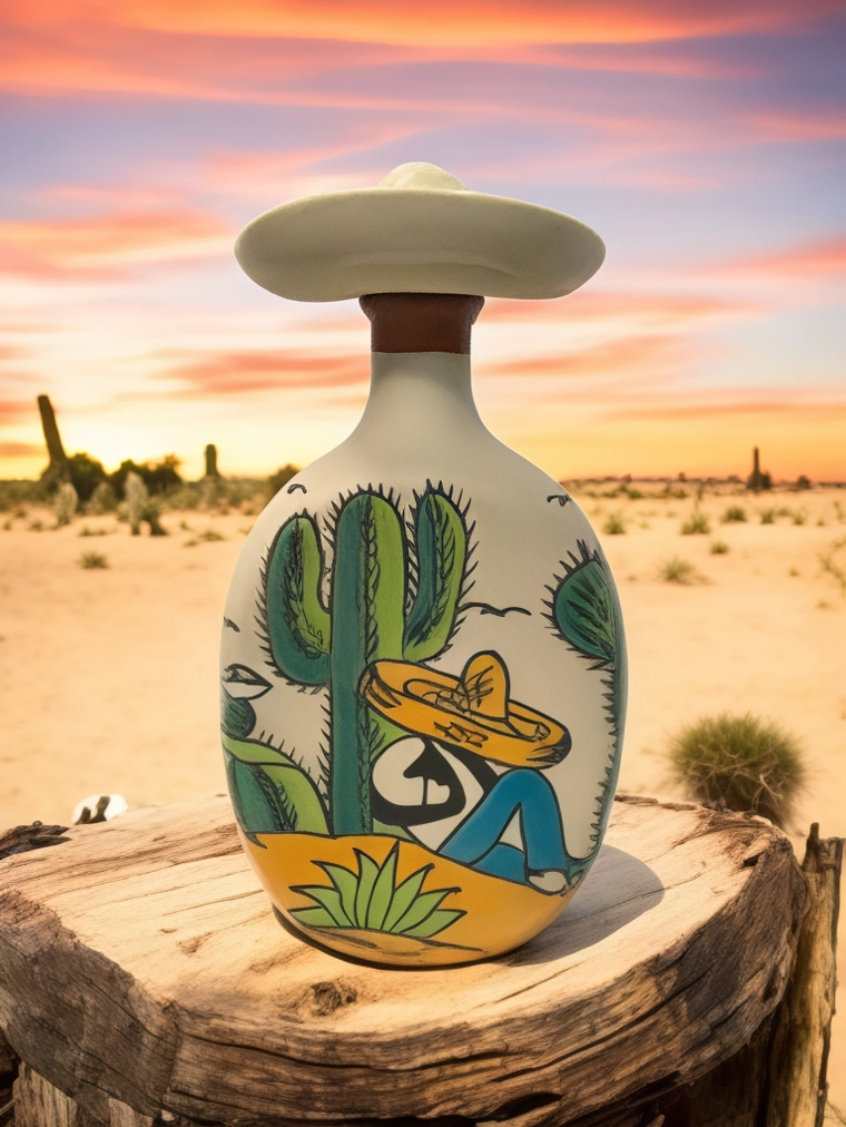 Botella Sol "Cactus"